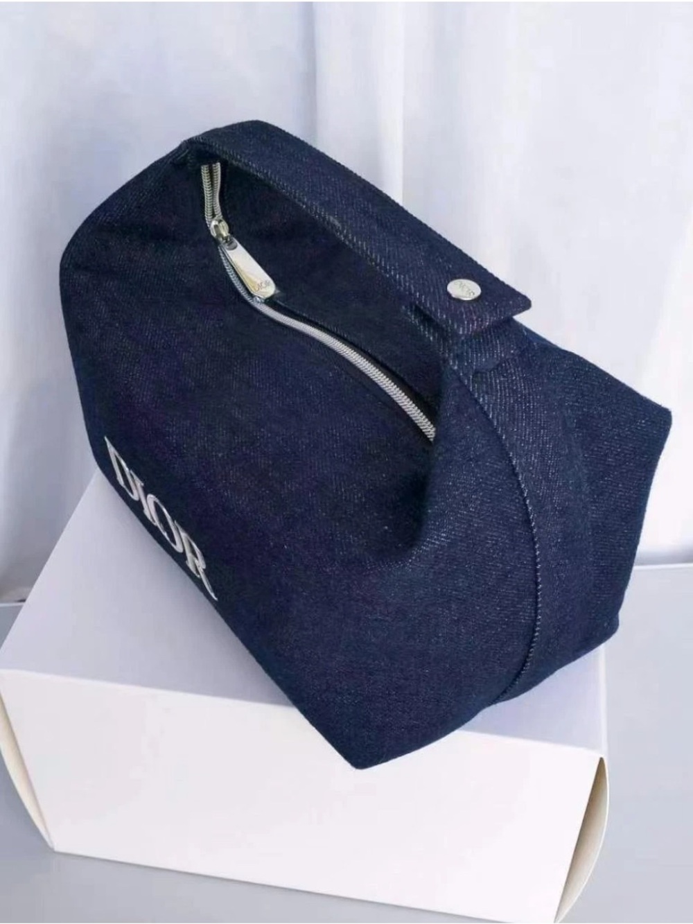 Dior Upcycled Denim Beauty Bag to Crossbody Purse - Picture 8 of 11